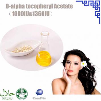 D-alpha tocopheryl Acetate (1000IU&1360IU) Natural Vitamin E CAS 58-95-7