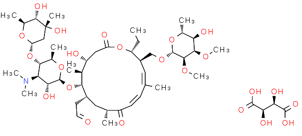 酒石酸泰乐菌素 74610-55-2 分子式.png